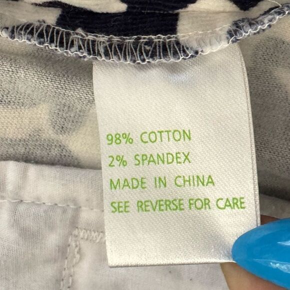 Lilly Pulitzer Horse Of Course Navy Corduroy Skirt Size 6 - Picture 4 of 4